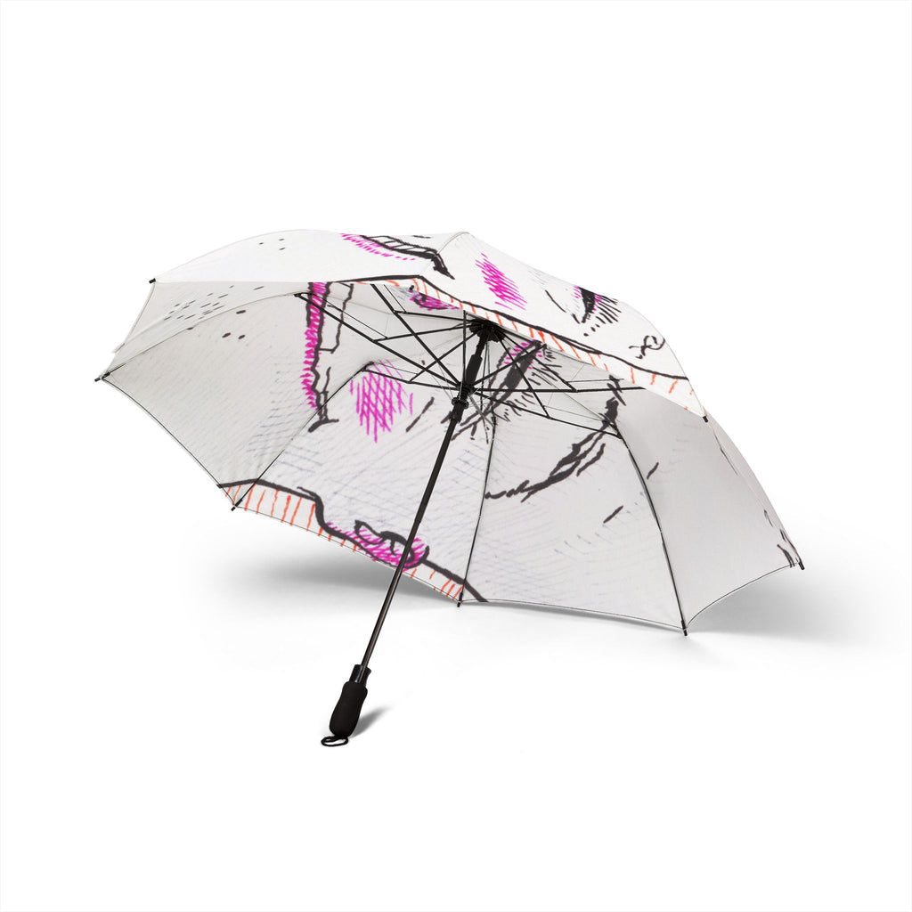 Grin Semi-Automatic Foldable Umbrella